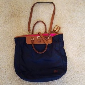 Dooney & Bourke nylon and leather tote bag